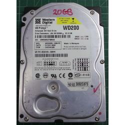 USED, Hard Disk, WD200, WD Protégé, WD200EB-32BHF0, Desktop, IDE, 20GB