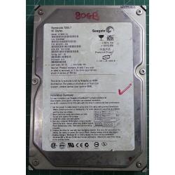 USED, Hard Disk, Seagate, Barracuda 7200.7, ST380011A, P/N: 9W2003-060, Firmware: 8.01, Desktop, IDE , 80GB