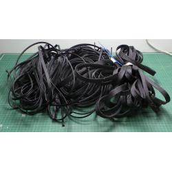 Mix of PE Cable Sleeving, Various sizes (removed from bankrupt factory floor), 0.7kg