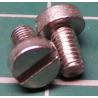 Screw, M3x5, Cheese Head, Slotted, Stainless Steel
