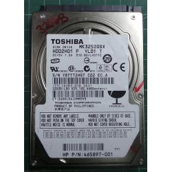 USED, Hard disk, Toshiba, MK3252GSX, HDD2H01 F VL01 T, Laptop, SATA, 320GB