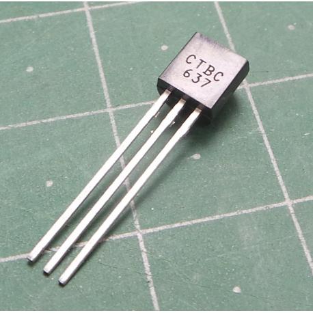 Transistor: NPN, bipolar, 60V, 1A, 0.8/2.75W , TO92