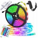 Multicolor LED strip with remote control, 5m Reel