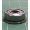 Kuličkové ložisko s přírubou F624ZZ, 13x5mm na hřídel 4mm