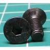Screw, M4x10, Countersunk Head, Hex, Black Finish