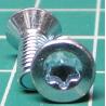 Screw, M4x10, Countersunk Head, Torx