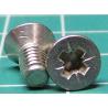 Screw, M4x8, Countersunk Head, Pozi, Stainless Steel