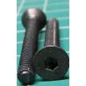 Screw, M4x30, Countersunk Head, Hex, Black Finish