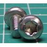 Screw, M4x8, Cheese Head, Torx, Stainless Steel