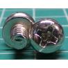 Screw, M5x8 Button Head, Phillips, With Washer and Split Washer