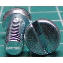Screw, M5x12,Cheese Head, Slotted