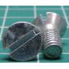 Screw, M5x10, Countersunk Head,Slotted