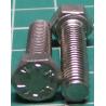 Screw, M5x20, Hex Head, Stainless Steel