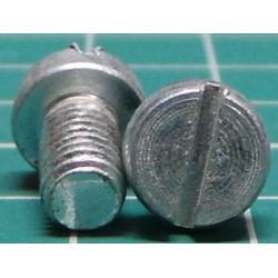 Screw, M5x8, Cheese Head, Slotted