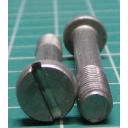 Screw, M5x35, Cheese Head, Slotted, Stainless Steel