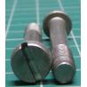 Screw, M5x35, Cheese Head, Slotted, Stainless Steel