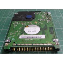 Complete Disk, PCB: 2060-701281-001 Rev A, WD600UE-22HCT0, 60GB, 2.5", IDE