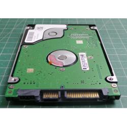 Complete Disk, PCB: 100398689 Rev C, ST980811AS, Momentus 5400.3, P/N: 9S1132-196, Firmware: 3.ALB, 80GB, 2.5", SATA