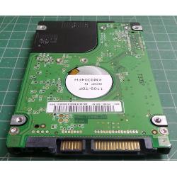 Complete Disk, PCB: 2060-701499-000 Rev A, WD1200BEVS-22UST0, 120GB, 2.5", SATA