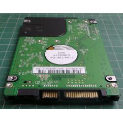 Complete Disk, PCB: 2060-701499-000 Rev A, WD1600BEVT-22ZCT0, 160GB, 2.5", SATA