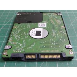 Complete Disk, PCB: 2060-800018-001 Rev P1, WD5000LPLX-60ZNTT1, 500GB, 2.5", SATA