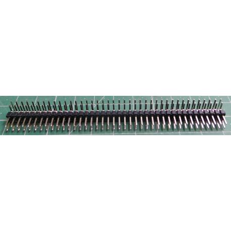 Jumper lišta 2x36 pin s roztečí 2,54mm pro PCB úhlová