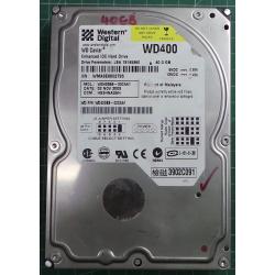 USED, Hard disk, WD400BB-00CAA1, WD Caviar, Desktop, IDE, 40GB