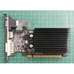 USED, PCI-Express, GeForce 210, 1GB, Connectors:- VGA, HDMI, DVI