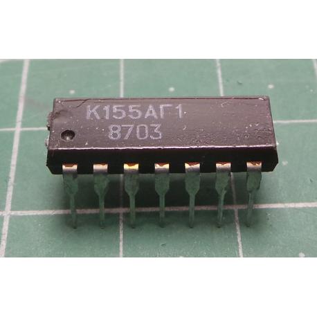 74121 - monostabilní klopný obvod, DIL14 /K155AG1/