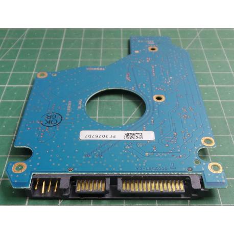 PCB: G002587-0A, MK5056GSY, HDD2E61 F VL01 T, TOSHIBA, P/N: 572869-001, 500GB, 2.5", SATA