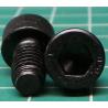 Screw, M6x10, Cheese Head, Hex, Black Finish