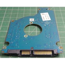 PCB: 100729420 Rev B, Laptop Thin HDD, ST500LT012, P/N: 1DG142-021, Firmware: 1003YAM1, 500GB, 2.5", SATA