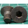Screw, M6x10, Countersunk Head, Hex, Black Finish, slight corrosion