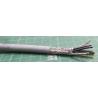 5 Core (4+G), 17AWG, 1mm2, Screened, Grey, Per Meter, NOS