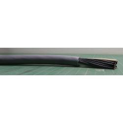 Cable, 25 Core (24+G), Unscreened, 17AWG, 1mm2, Stranded, PVC, 80deg, Grey, Per Meter, Old Stock