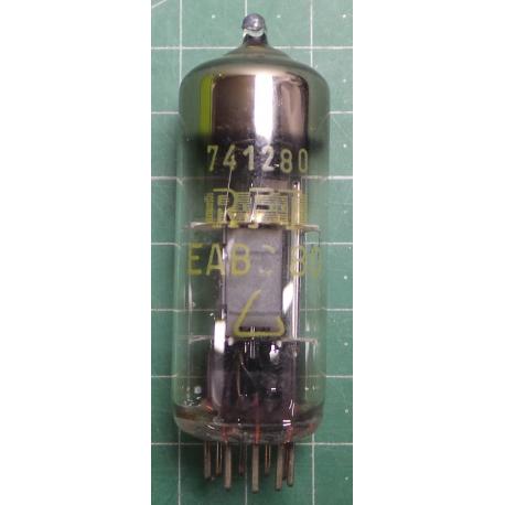 USED Untested, EABC80, Noval, 9 pin miniature (USA pico-9) B9A