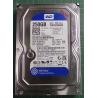 USED, Hard Disk, WD2500AAKX, WD Blue, WD2500AAKX-75U6AA0, Desktop, SATA, 250GB