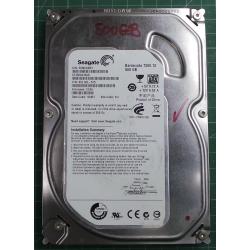 USED, Hard Disk, Seagate, Barracuda 7200.12, ST3500418AS, P/N: 9SL142-515, Firmware: CC44, Desktop, SATA, 500GB