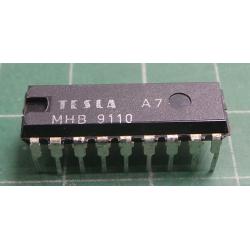 MHB9110, Telephone IC, Pulse Dialing, DIL18