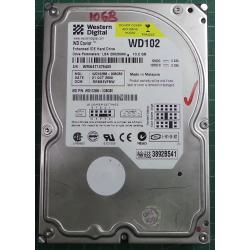 USED, Hard Disk, WD102, WD Caviar, WD102BB-00BCB0, Desktop, IDE, 10GB