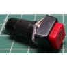 Switch, Push Button (Momentary), SPST, 250V, 1A, Red