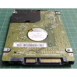 Complete Disk, PCB: 2060-771672-004 Rev A, WD3200BEVT-08A23T1, 320GB, 2.5", SATA