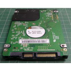 Complete Disk, PCB: 2060-701499-005 Rev A, WD1600BEVT-75ZCT2, 160GB, 2.5", SATA