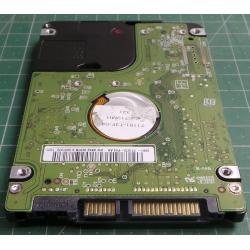 Complete Disk, PCB: 2060-771672-004 Rev A, WD1600BEVT-22A23T0, 160GB, 2.5", SATA