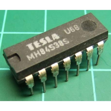 MH84S38S (Hi Spec 74S38S) quad 2-input NAND buffer with open collector outputs