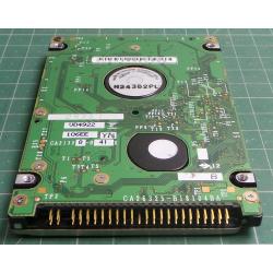 Complete Disk, PCB: CA26325-B18104BA, MHT2040AH 1P, P/N: CA06377-B134000B, 40GB, 2.5", IDE