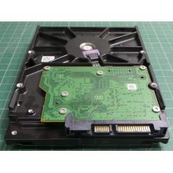 Complete Disk, PCB: 100535704 Rev D, Barracuda, ST500DM002, P/N: 1BD142-502, Firmware: KC48, 500GB, 3.5", SATA