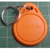RFID přístupový čip 125kHz, přívěšek, oranžový