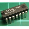 7437, MH54ALS37, (Mil spec 74ALS37 ) TESLA, quad 2-input NAND buffer
