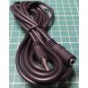 3.5mm Stereo Jack Plug to 3.5mm Stereo Jack Socket, 2m